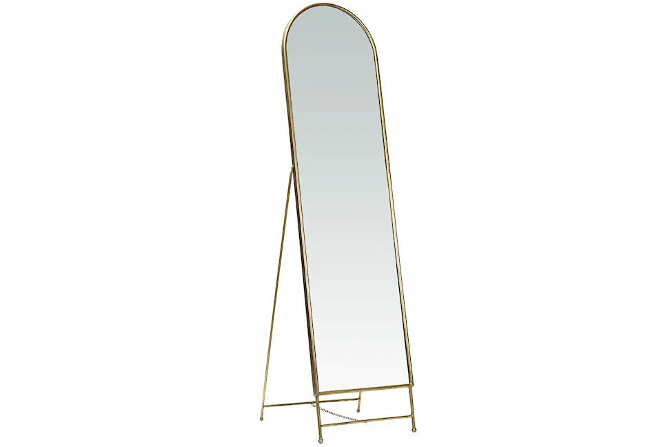 Spegel STÅENDE antik mässing 44x4x168cm