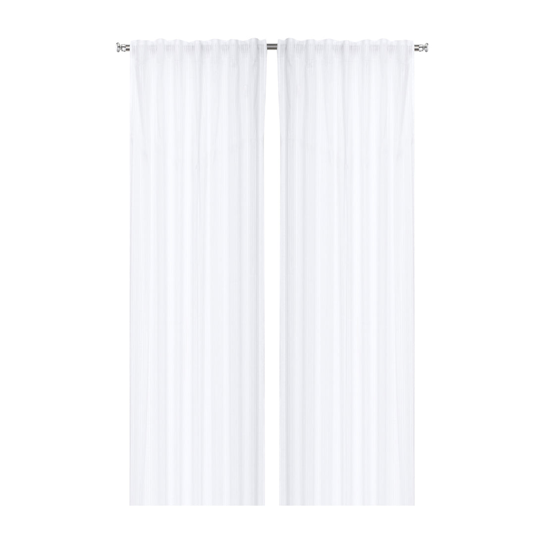 Gardinlängd ELSY 2-pack 140x280cm vit