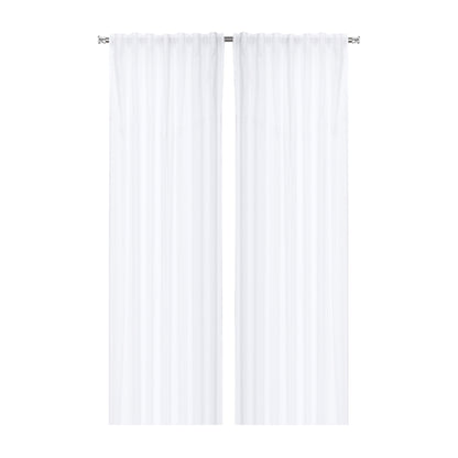 Gardinlängd ELSY 2-pack 140x280cm vit