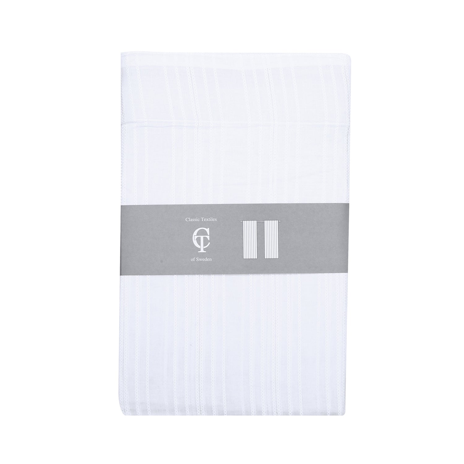 Gardinlängd ELSY 2-pack 140x280cm vit