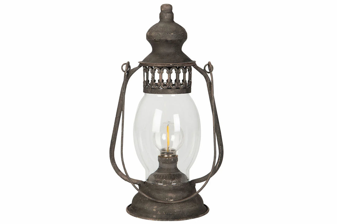 Lampa STALLYKTA 19x13x33, batteri metall