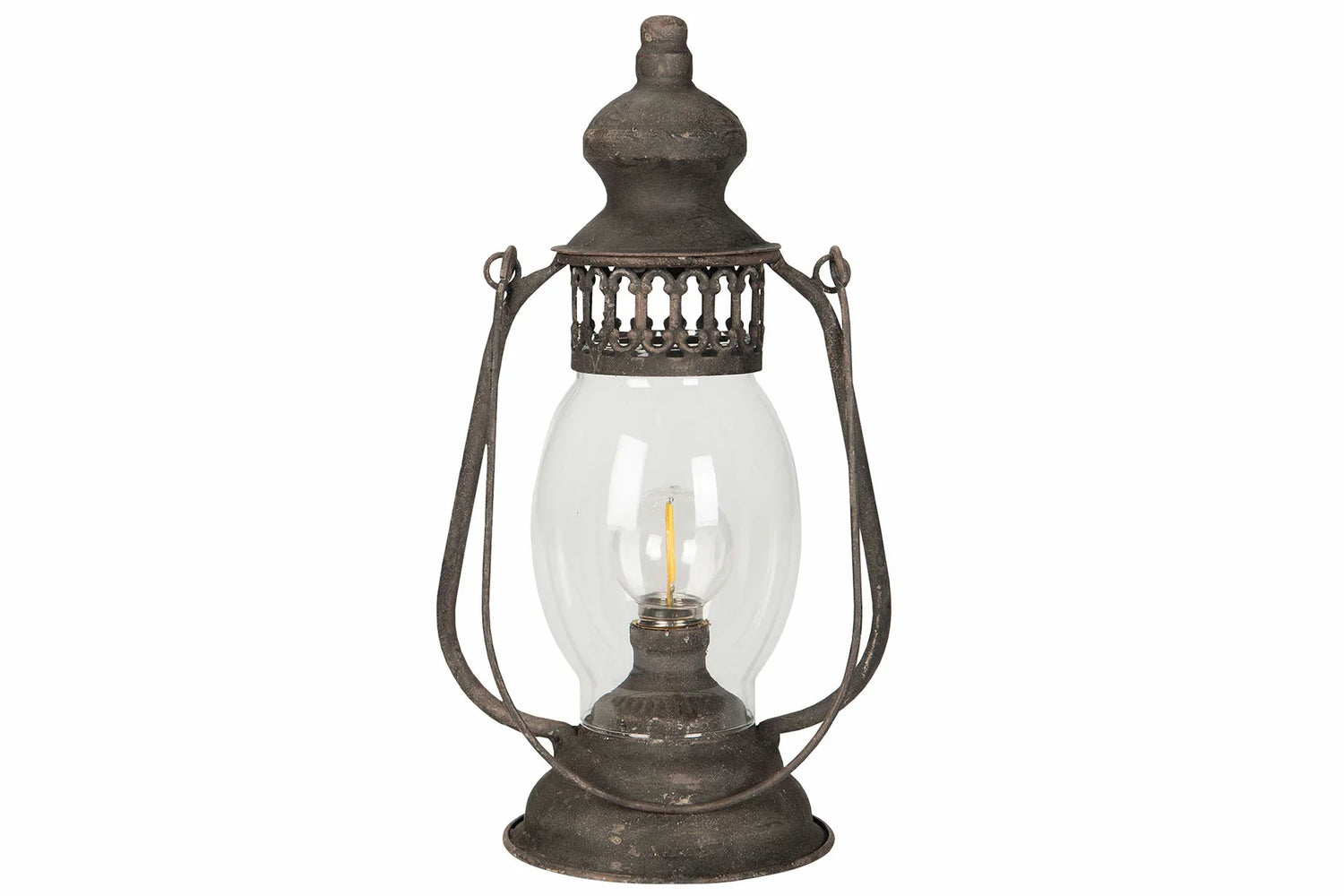 Lampa STALLYKTA 19x13x33, batteri metall