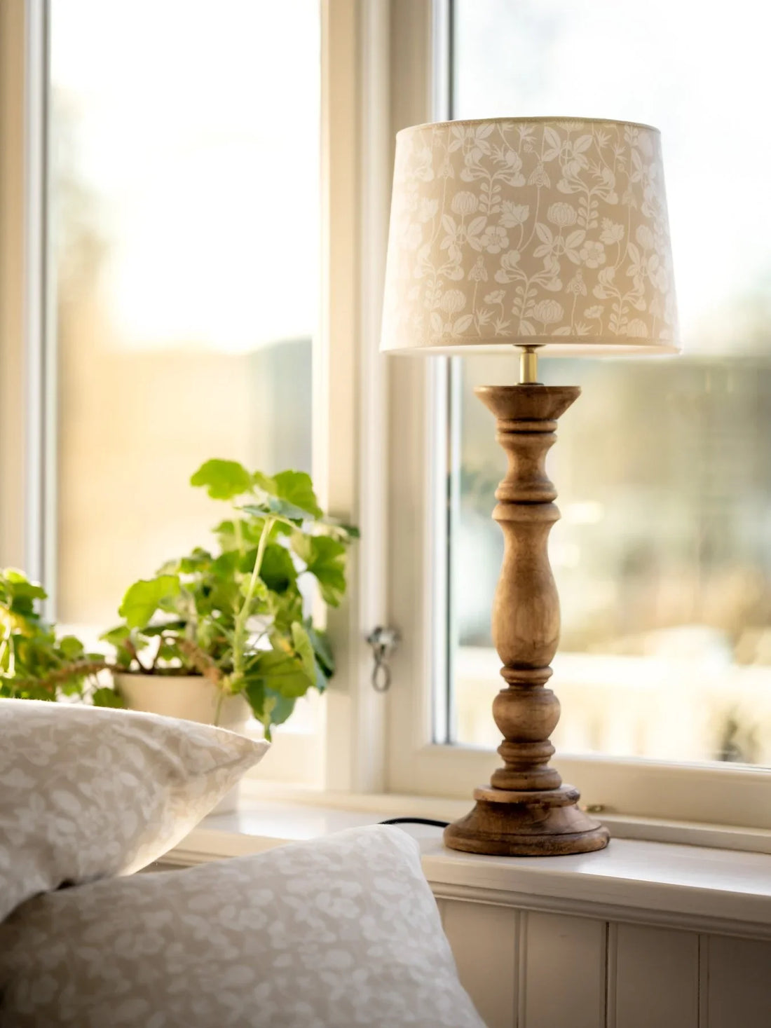 Lampskärm bordslampa SOFIA DE MINA 20cm beige