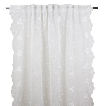 Gardinlängder CAMILLE Offwhite 130x250cm