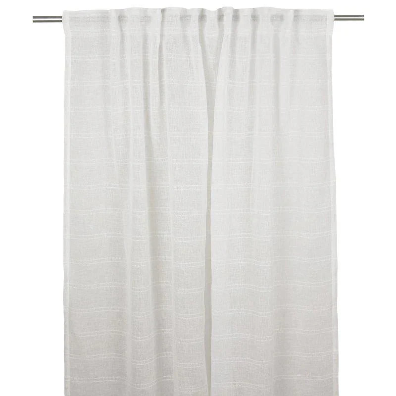 Gardinlängder TILLY Offwhite 140x280cm