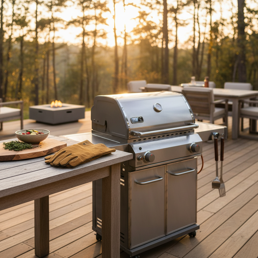 Grillhandskar BBQ mocka Orrefors Hunting
