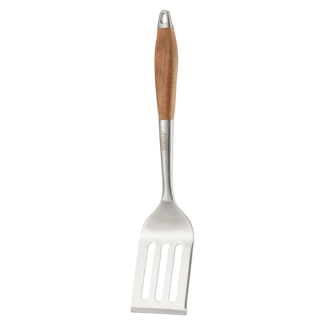 Grillset BBQ tång och stekspade rostfritt/acacia