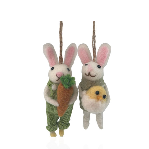 Ulldjur PÅSKHARE med morot