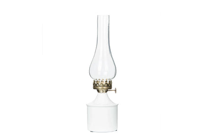 Lampa värmeljus IRIS emalj Vit