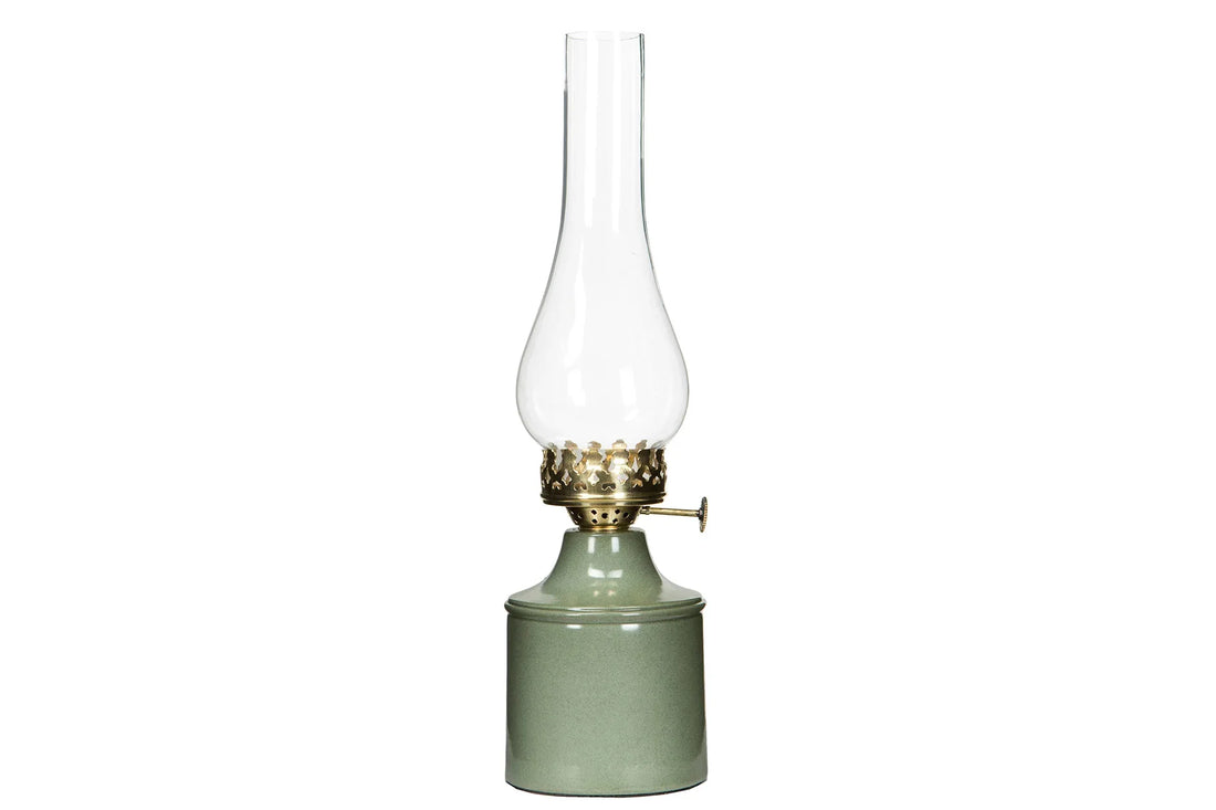 Lampa värmeljus IRIS emalj Grön
