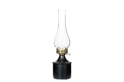 Lampa värmeljus IRIS emalj Svart