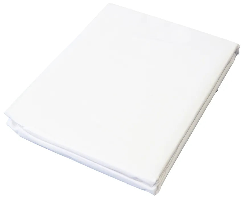 Underlakan KUVERT Percale ekologisk bomull 90x200cm Vit