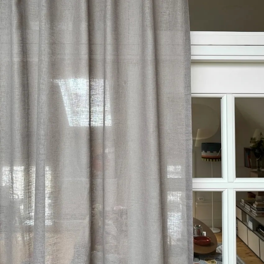 Gardinlängd LISA 2-pack 140x280cm 55% lin