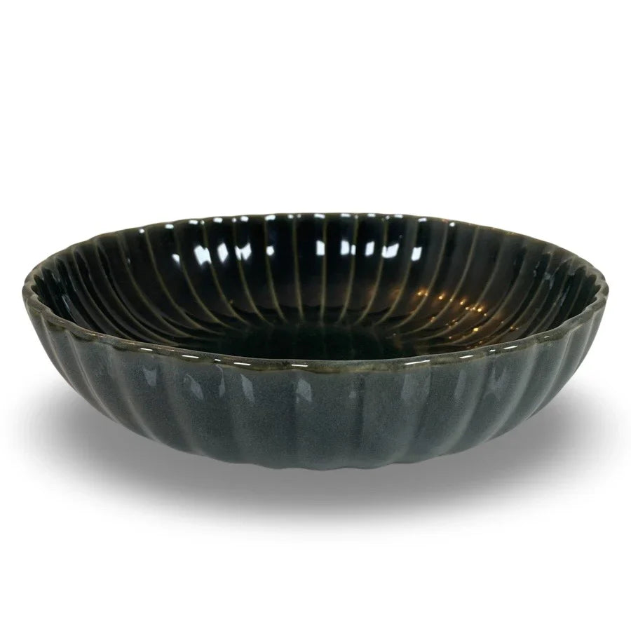 Skål JOY stor 30cm petrol