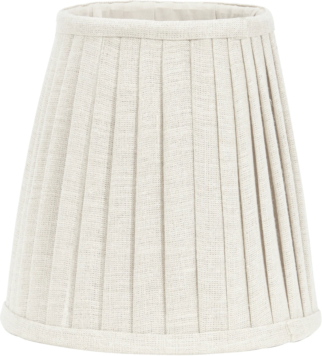 Lampskärm toppring CIA PLISSÉ 20cm Offwhite