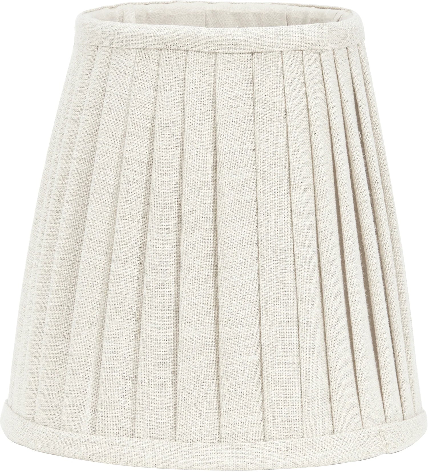 Lampskärm toppring CIA PLISSÉ 20cm Offwhite
