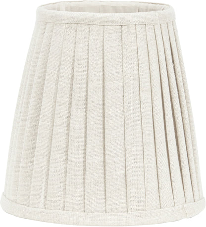 Lampskärm toppring CIA PLISSÉ 20cm Offwhite
