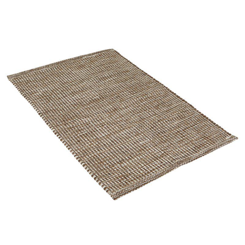 Matta LUDVIG ull/jute/bomull 70/20/10 90x60cm brun/beige