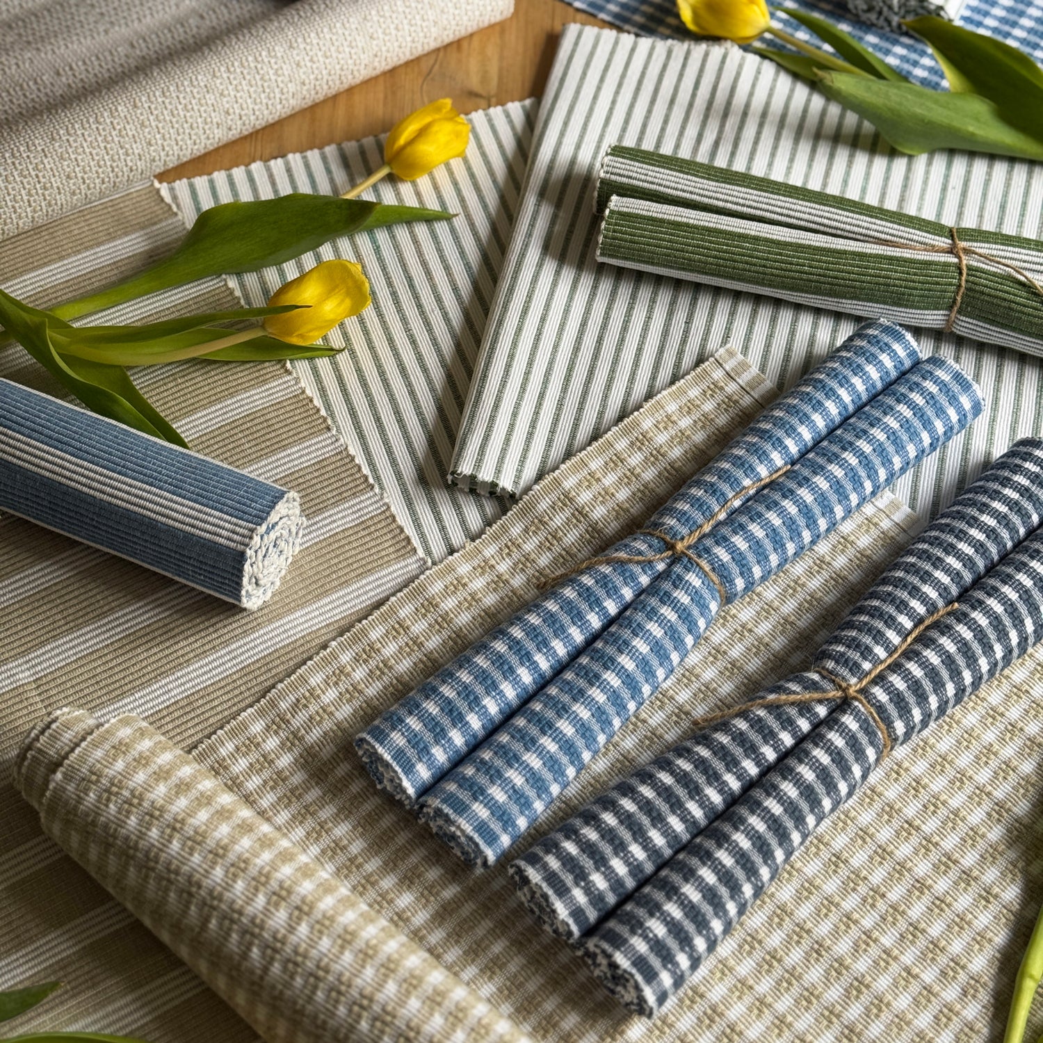 Tablett SIGRID, 2-pack svart/linne
