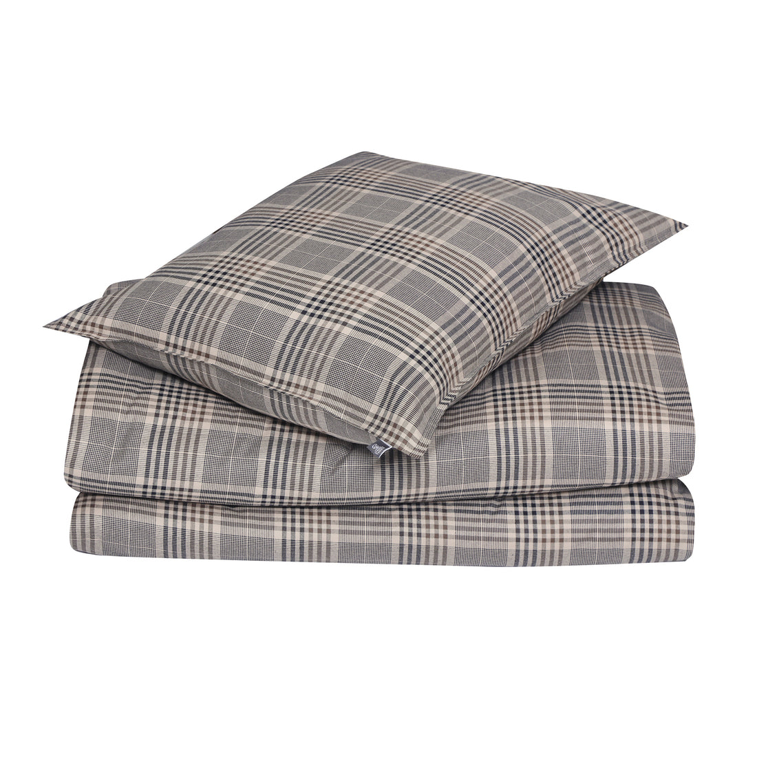 Påslakanset HARALD beige/brun/svart
