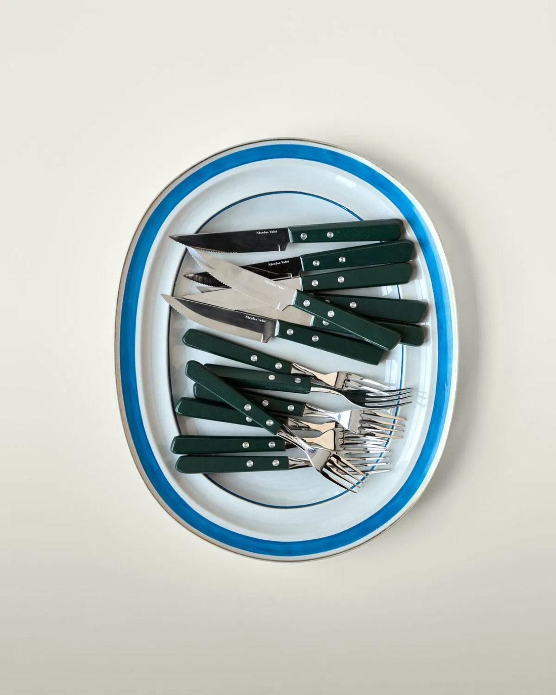 Köttbestick STEAK grön