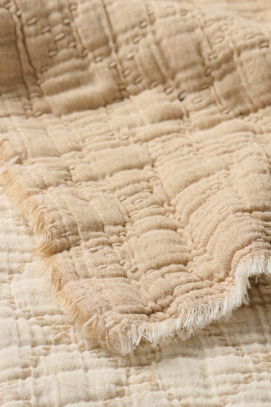 Överkast CHECK STITCH  dubbelsäng