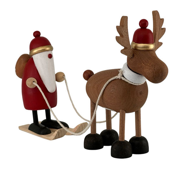 Dekoration YULE SANTA & ELK