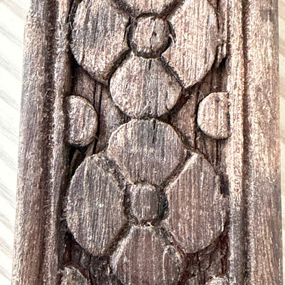 Krokbräda VINTAGE 59x6x3cm 3 krokar