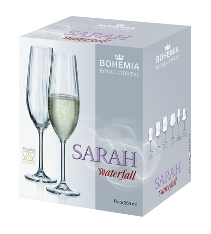 Champagneglas WATERFALL 6-pack