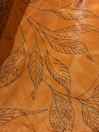 Kimono ORANGE LEAVES vintage