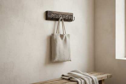 Krokbräda VINTAGE 31,5x8,5x4cm 3 krokar