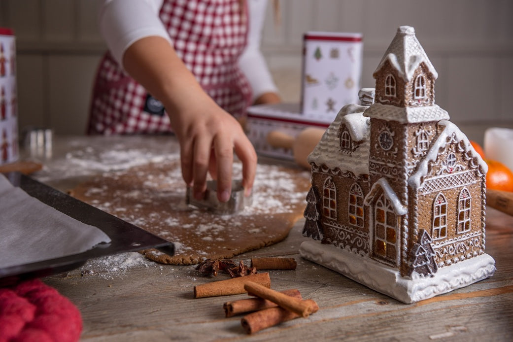 Ledlykta PEPPARKAKSHUS