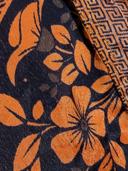 Kimono ORANGE LEAVES vintage