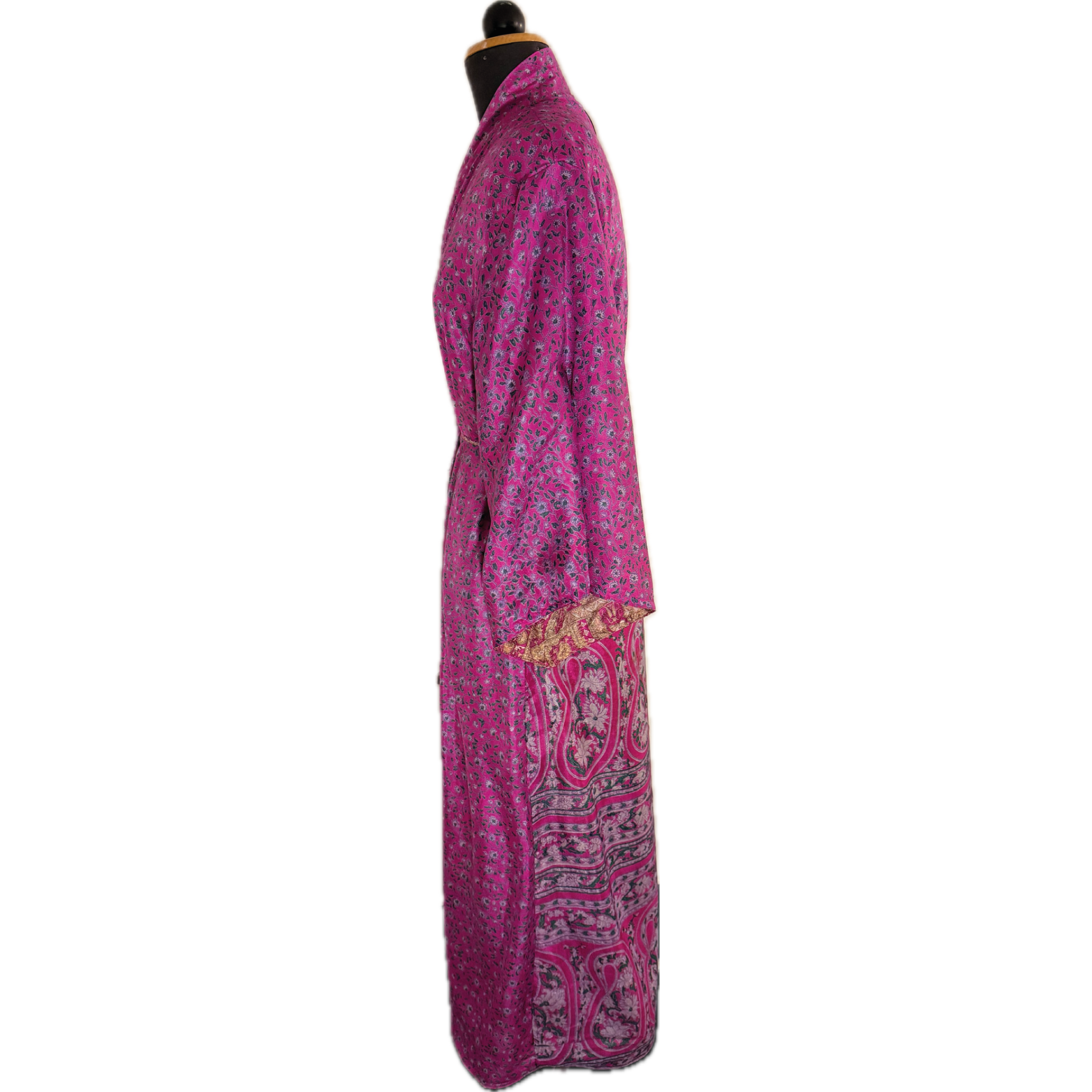 Kimono IMPERIAL FUCHSIA vintage vändbar