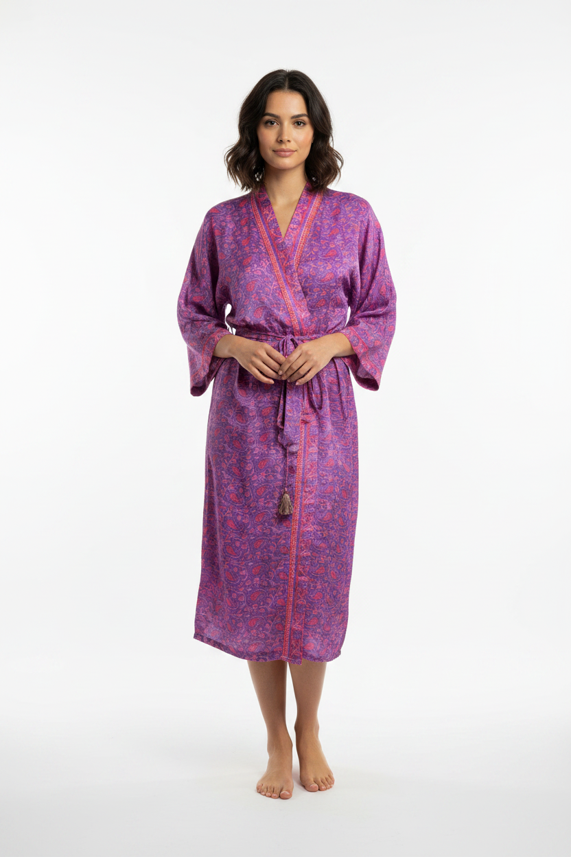 Kimono PINK PURPLE FUSION vintage