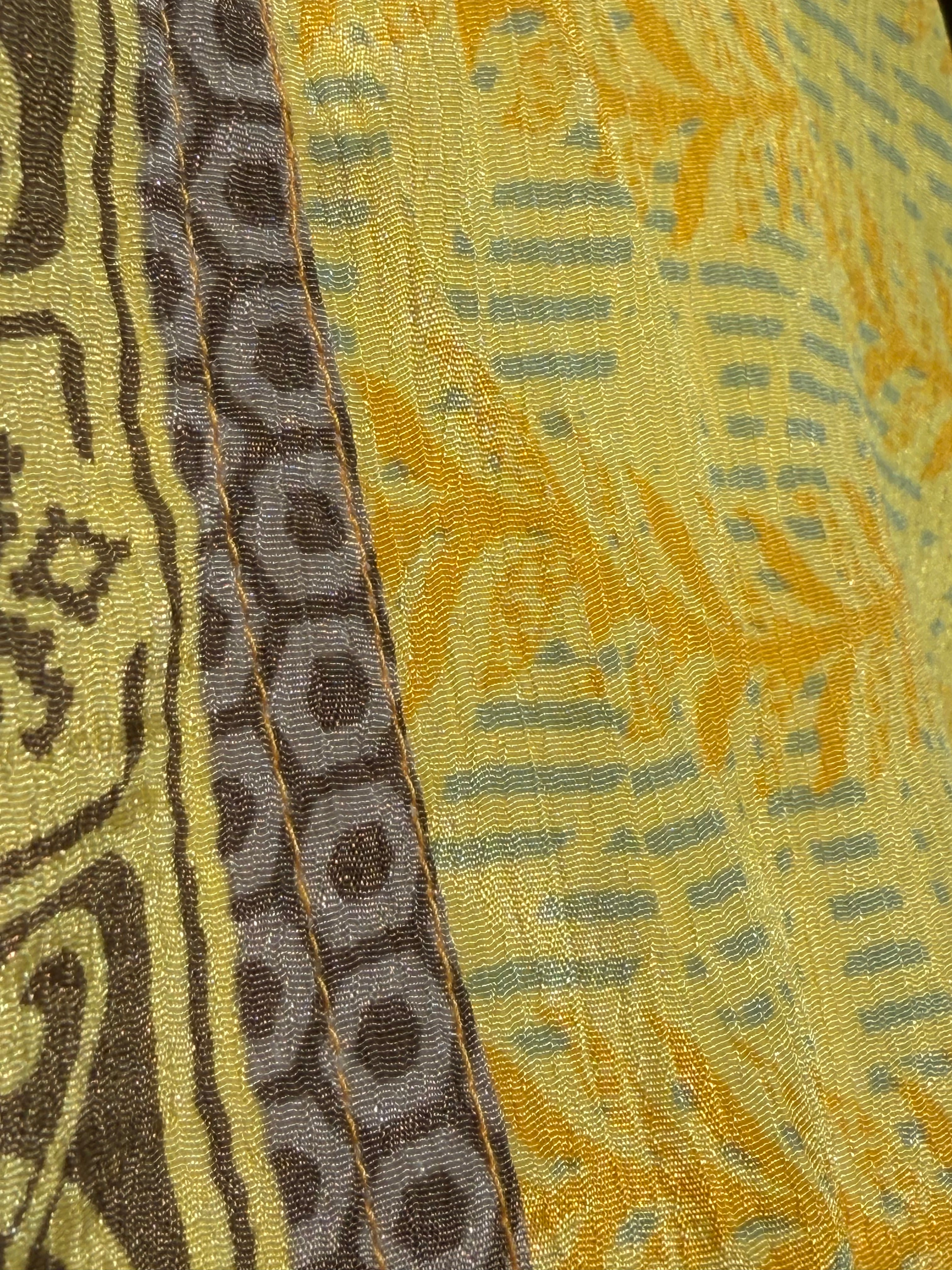 Kimono YELLOW SEAGRASS vintage
