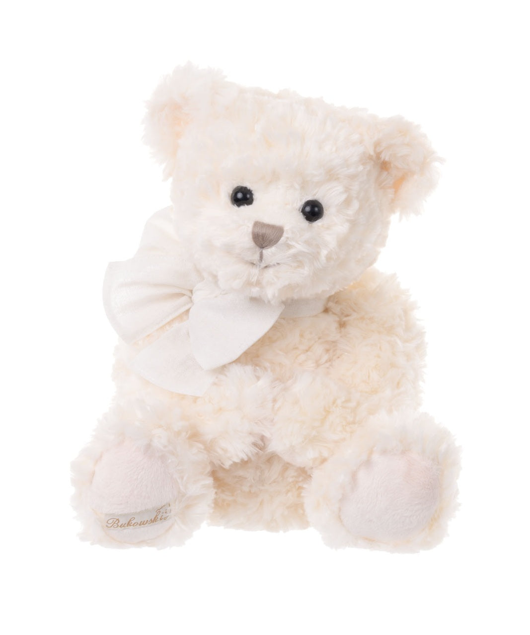 Gosedjur nalle BEAU GARCON ANTOINE 40cm vit rosett