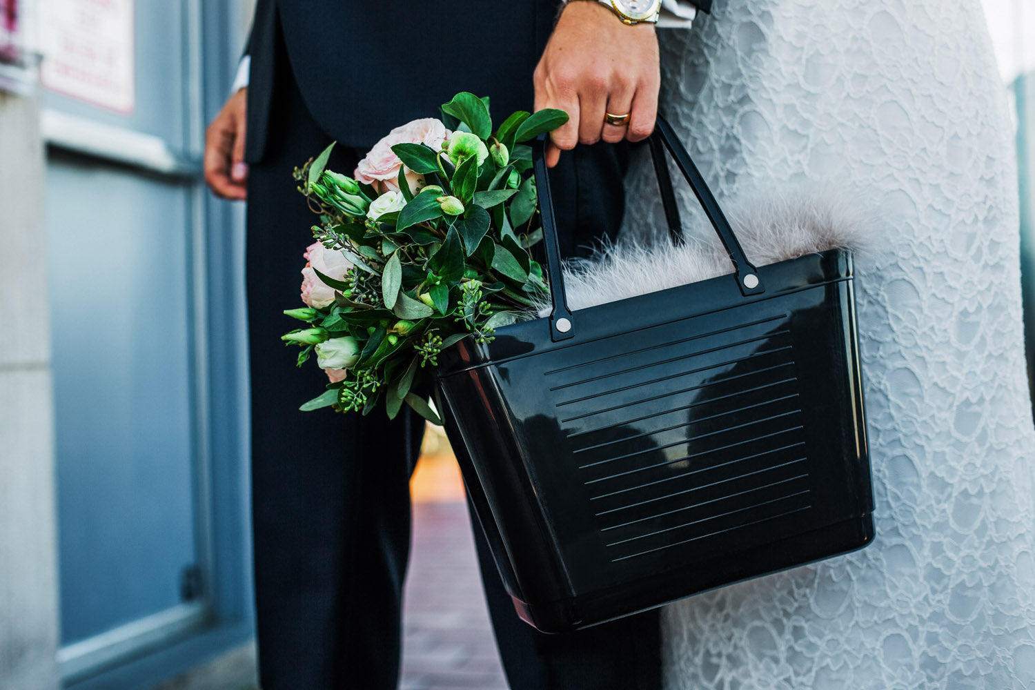 Väska HINZA green plastic