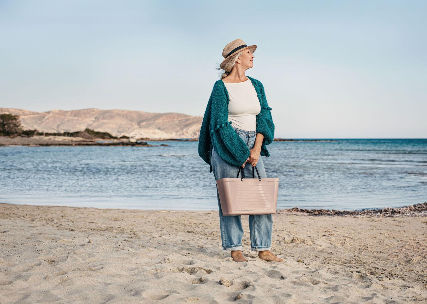 Väska HINZA green plastic