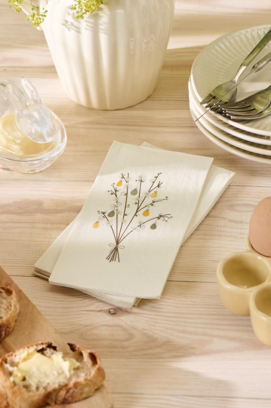 Servett PÅSKBUKETT 16-p