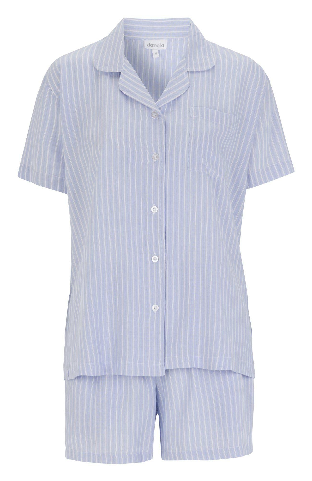 Pyjamas BLUE STRIPE kort
