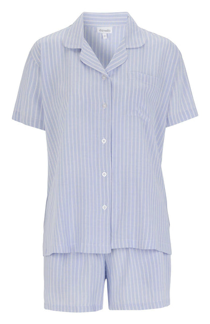 Pyjamas BLUE STRIPE kort