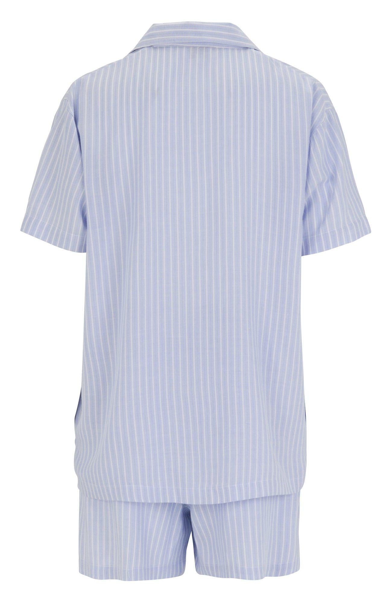 Pyjamas BLUE STRIPE kort