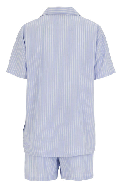 Pyjamas BLUE STRIPE kort