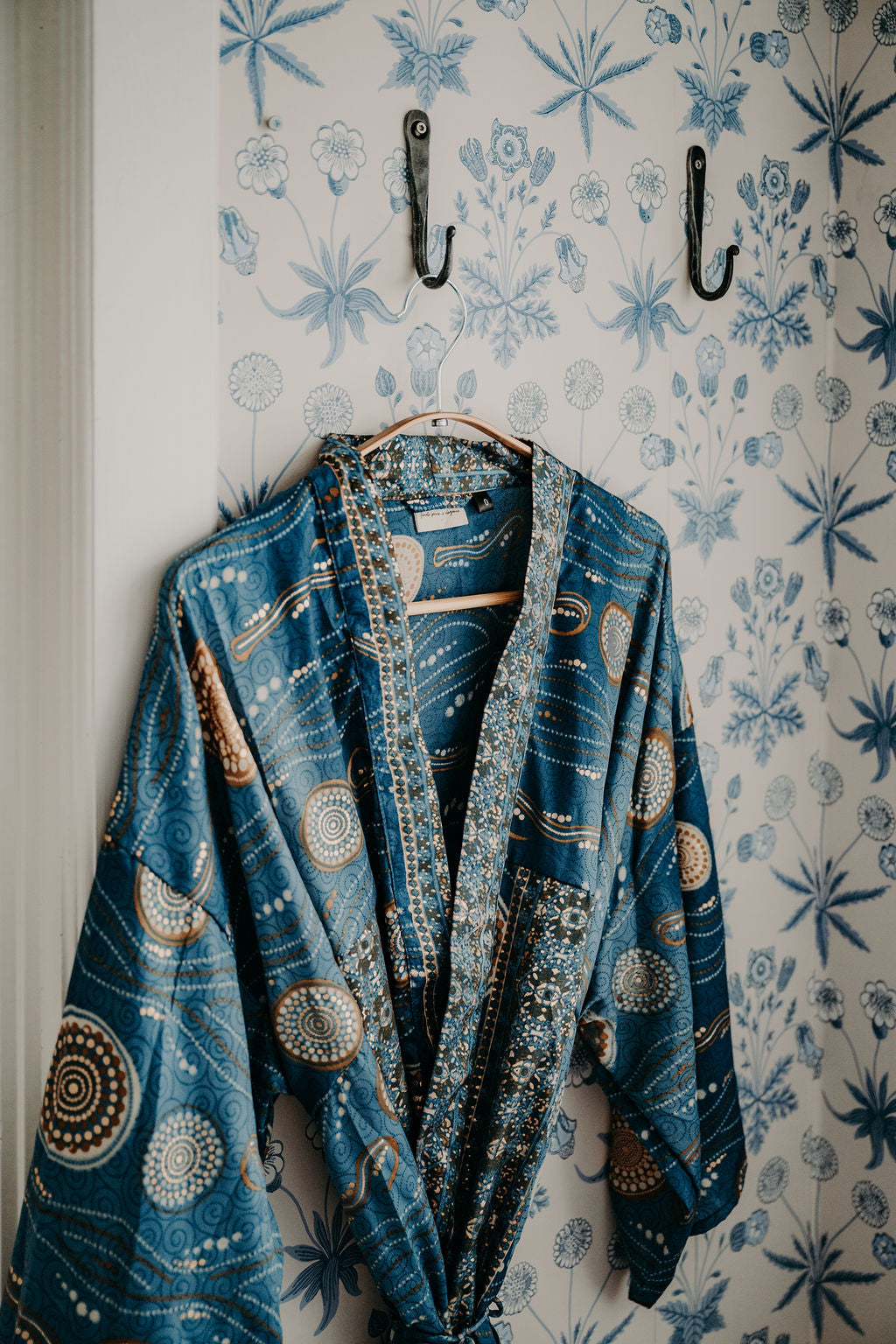 Kimono SPAIN lång blå