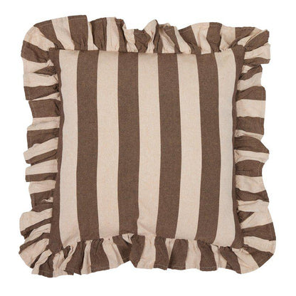 Kuddfodral AMALIA VOLANG nougat 45x45 cm