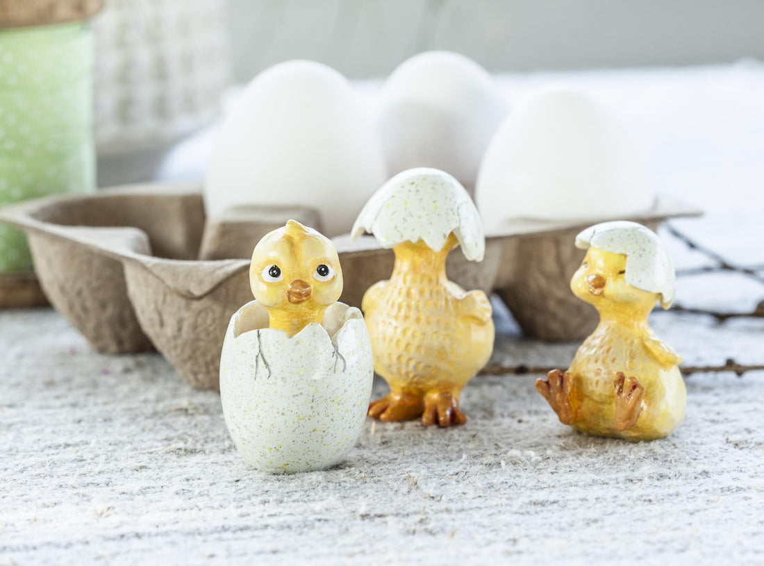 Figur KYCKLING 3-pack, H.4,9-6cm