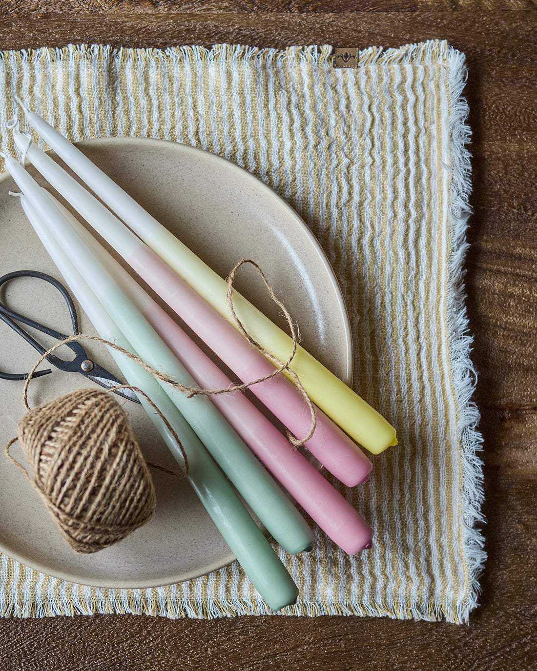 Kronljus COLOURED TAPER 2-pack