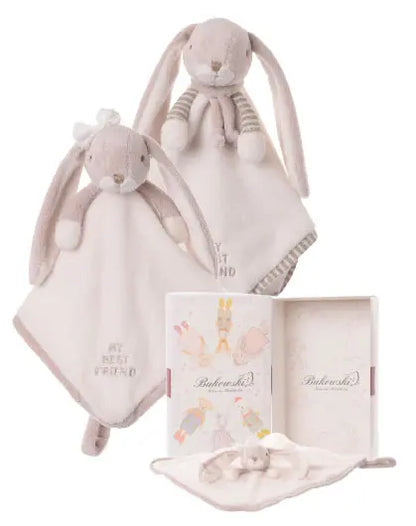 Snuttefilt Kanin LENA BABY RUG med presentbox