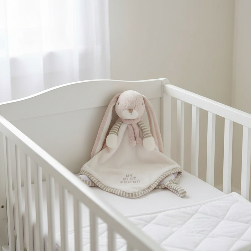 Snuttefilt Kanin LUCIAN BABY RUG med presentbox